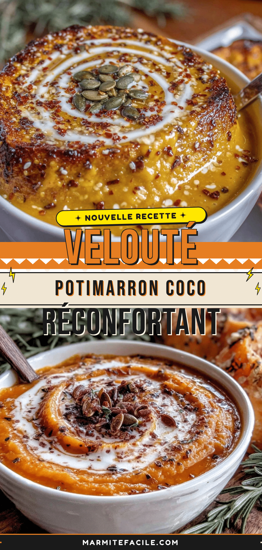 velouté potimarron coco recipe