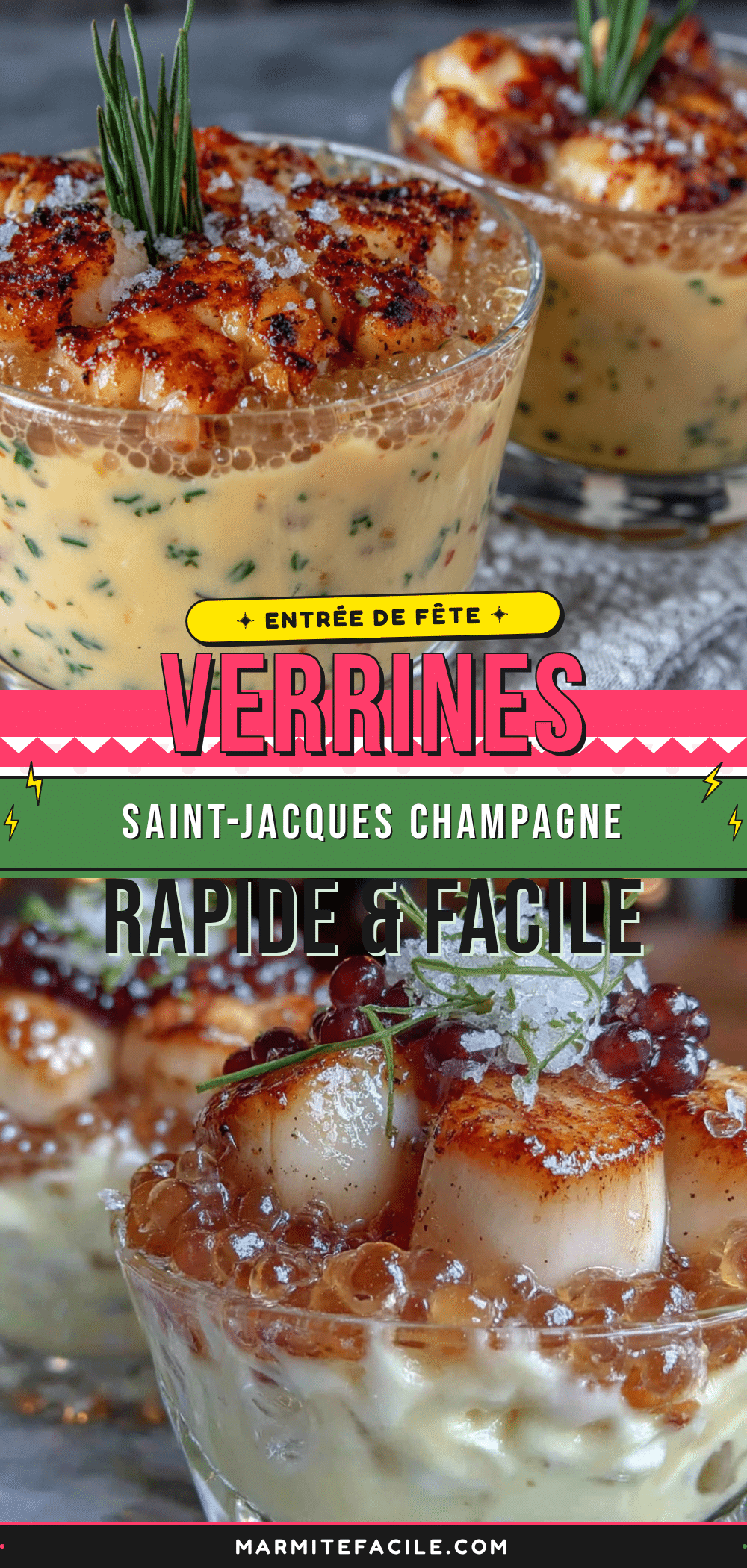 verrines saint-jacques champagne recipe